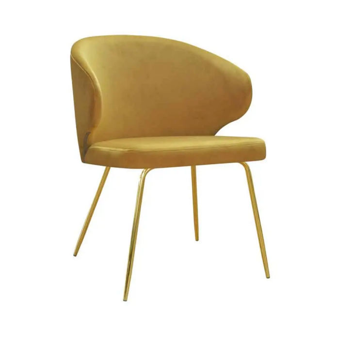 Gepolsterter Stuhl ACTON GOLD